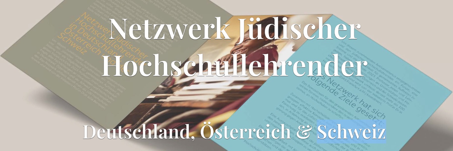 Netzwerk Jüdischer Hochschullehrender's banner