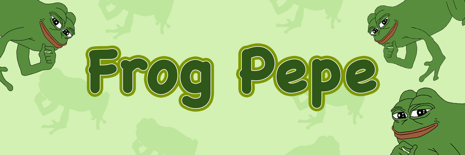 Frog Pepe banner
