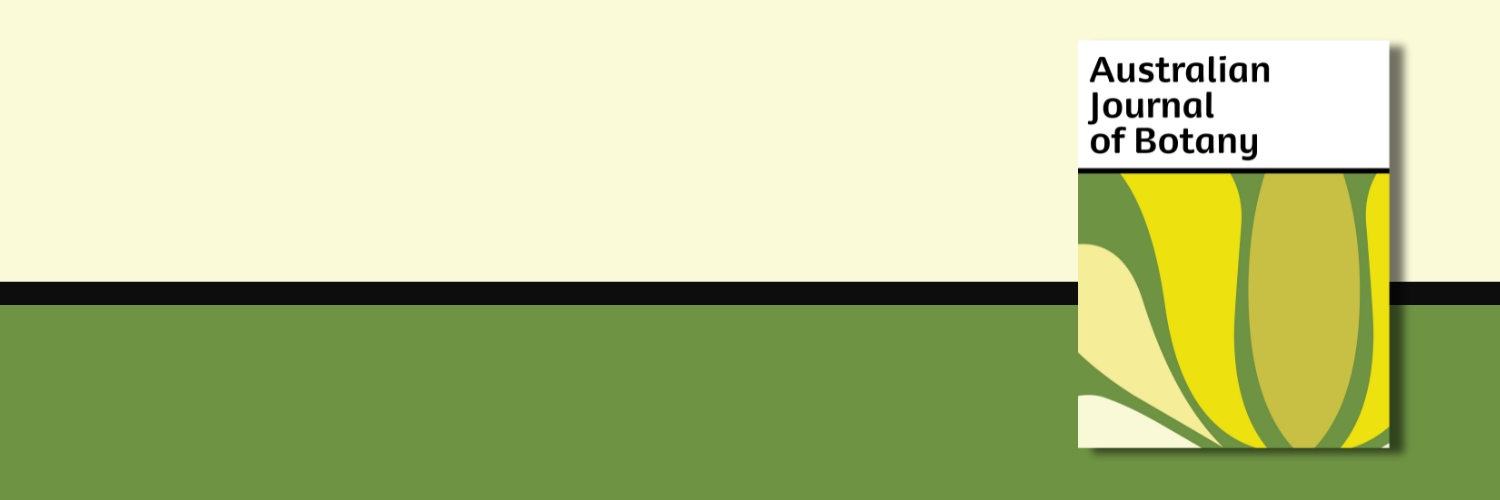 Australian Journal of Botany banner