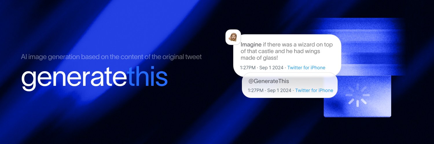 Generate This banner