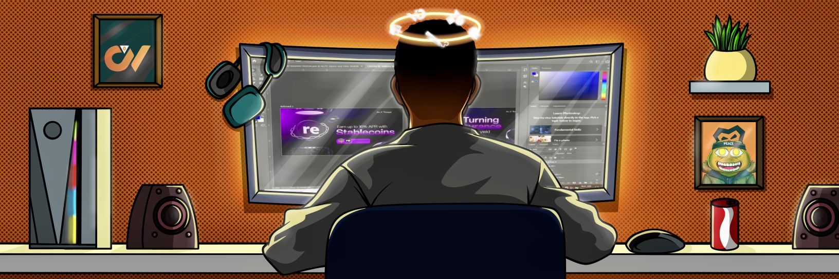 Clark🧡🧩 banner