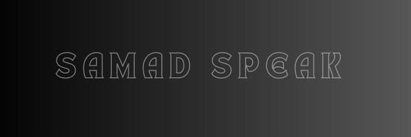 SamadSpeak Profile Banner