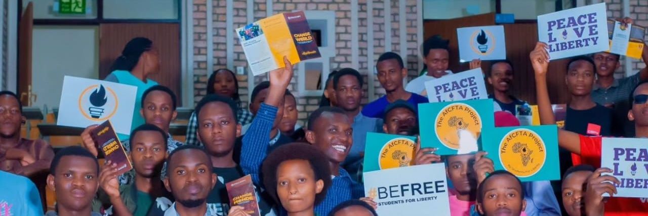 Rwandan Students For Liberty banner