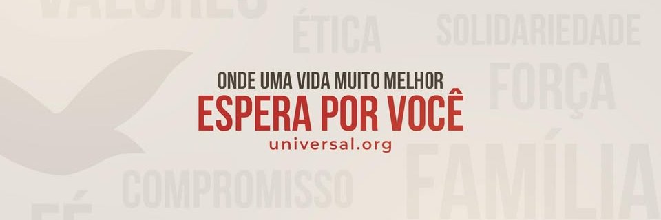 Igreja Universal's banner