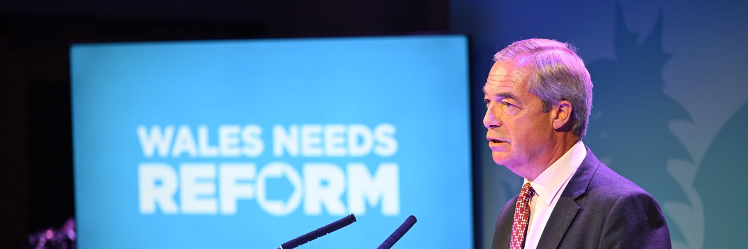 Reform UK Wales's banner