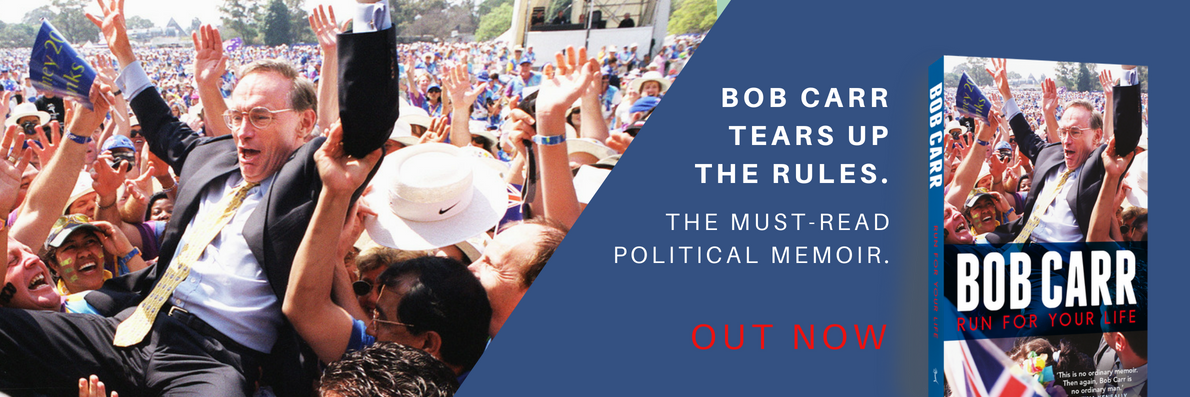 Bob Carr's banner