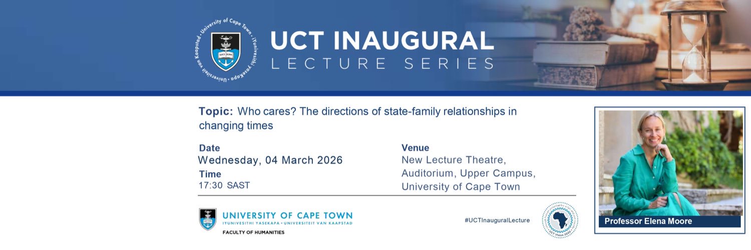 UCT Faculty of Humanities banner