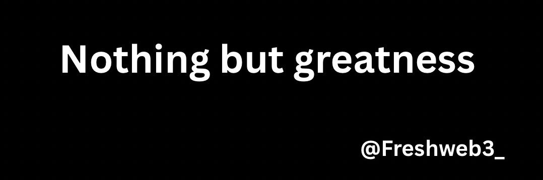 Fresh🥷📈 banner