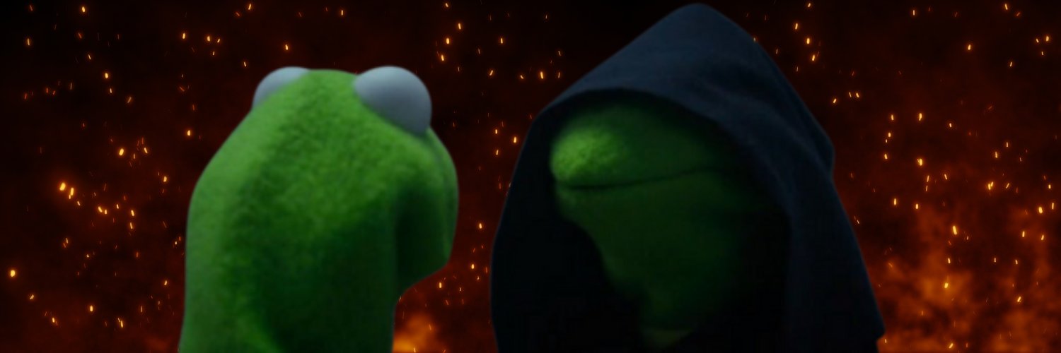 Evil Kermit on SOL banner