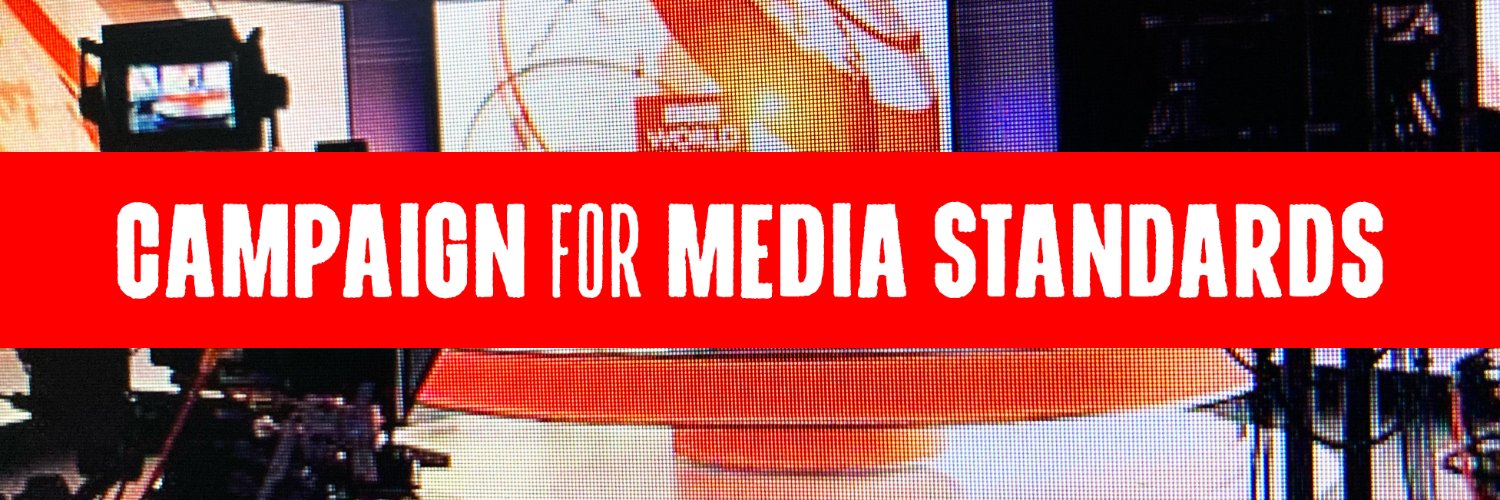 Campaign for Media Standards's banner