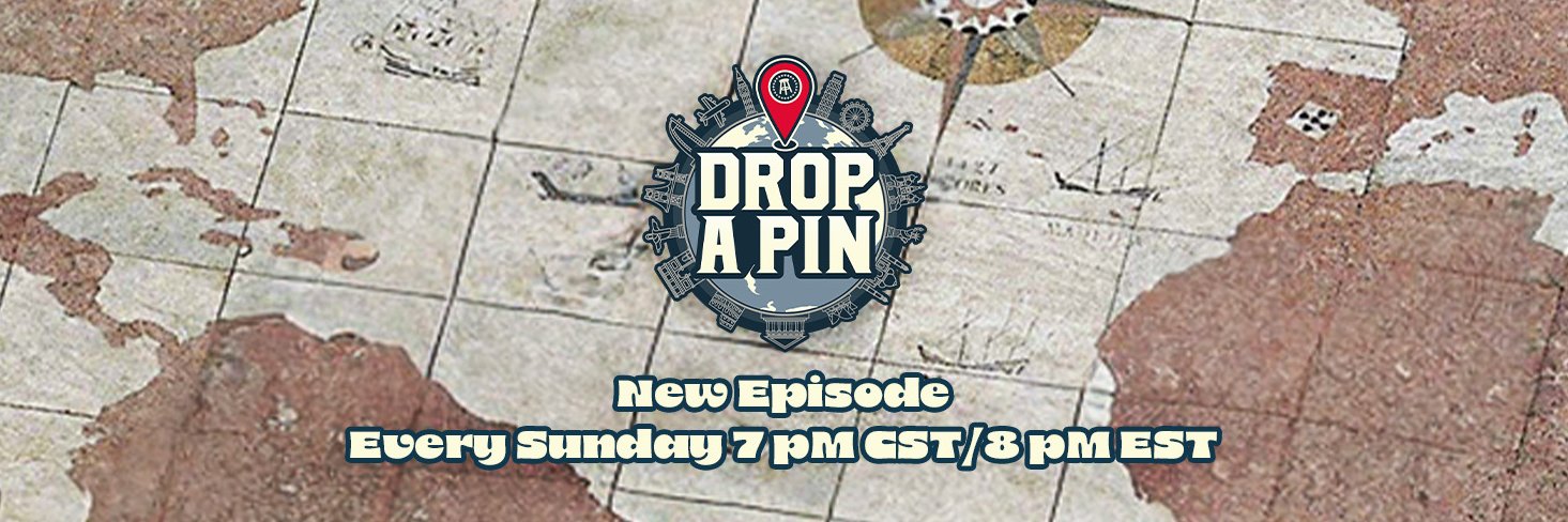 Drop A Pin Show banner