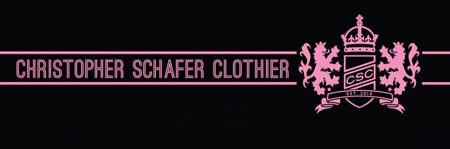 Christopher Schafer Clothier banner