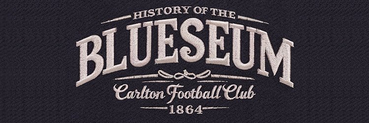 The Blueseum's banner