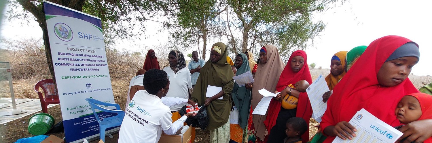Somali Association for Rehabilitation & Develop's banner