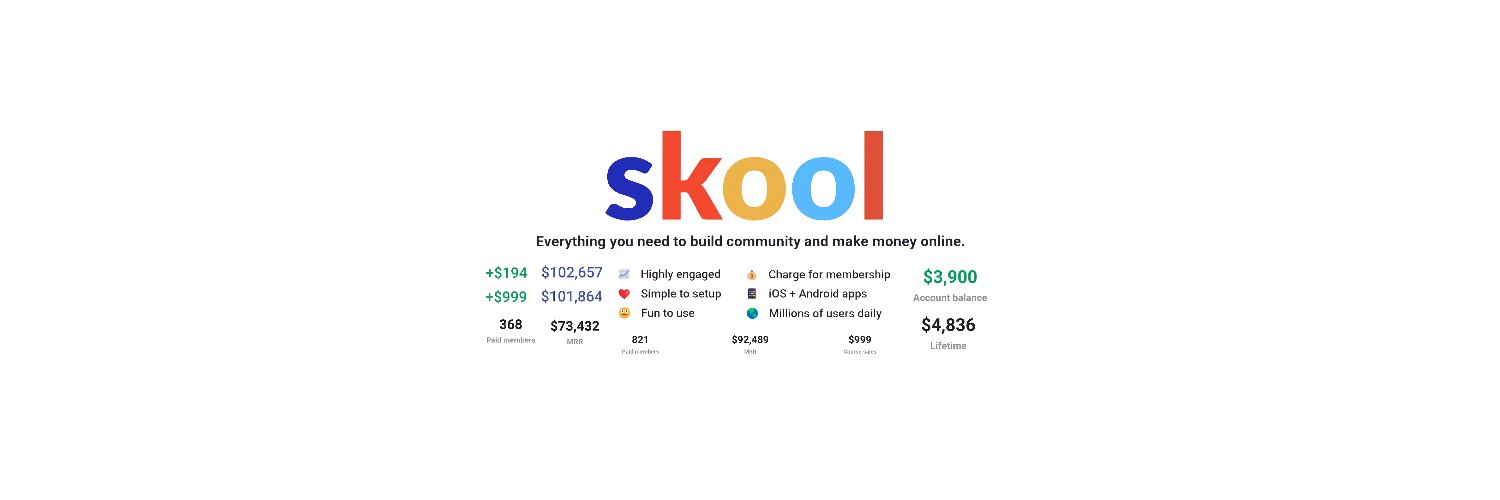 Skool Official banner