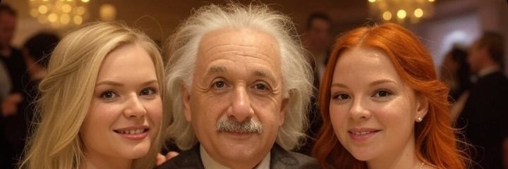 Albert Einstein 🦆 banner