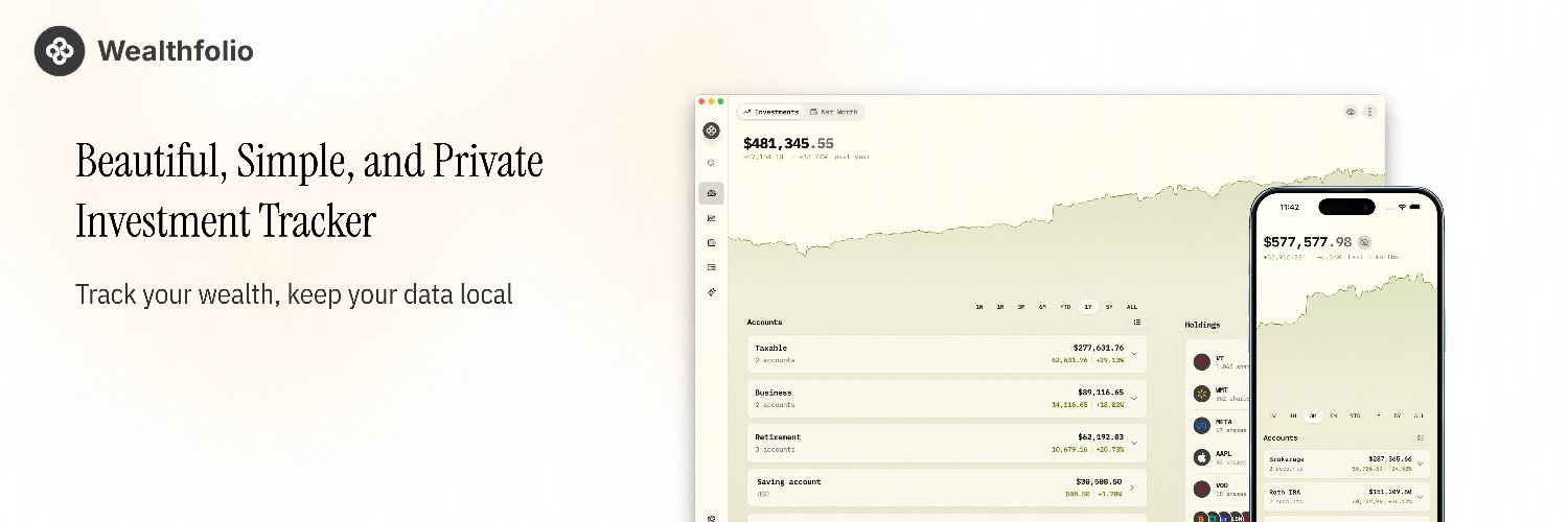 Wealthfolio banner