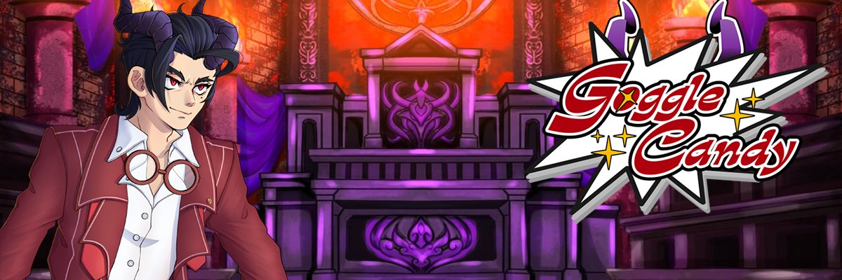 Gogglecandy - Attorney Overlord VTuber banner