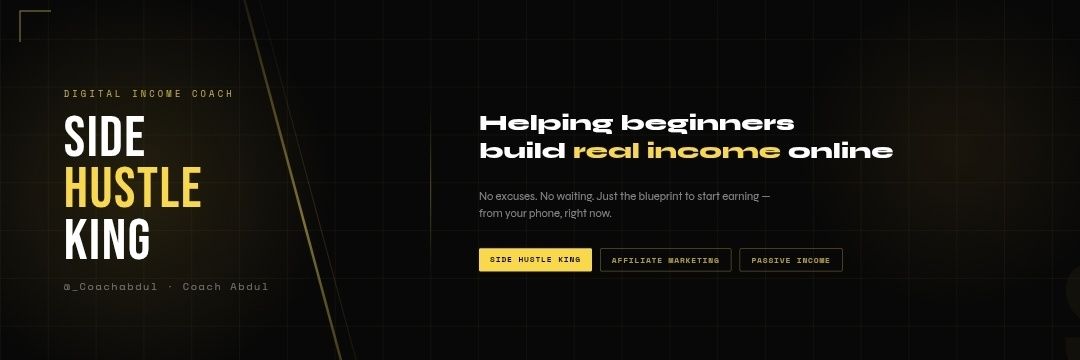 Side Hustle King 👑 banner