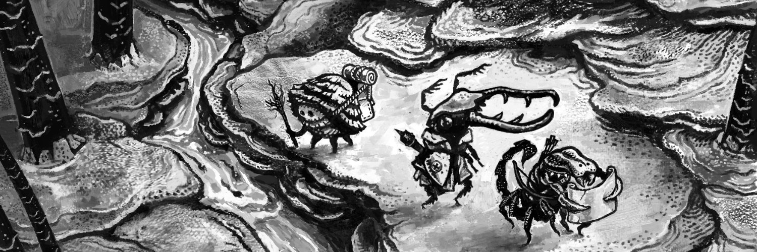 Eduardo Carabaño Creator of Settlers of a Dead God banner