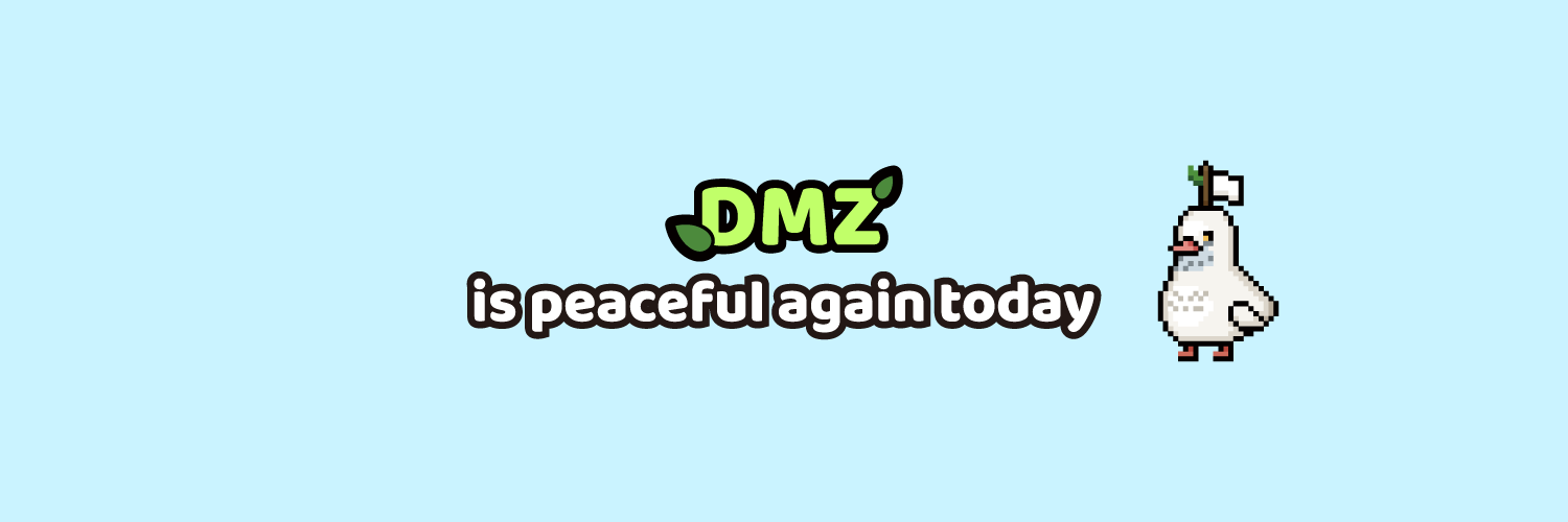DMZ ☮️ banner