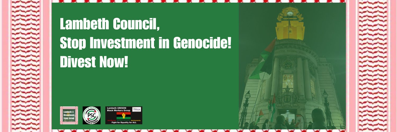 Lambeth4Divestment banner