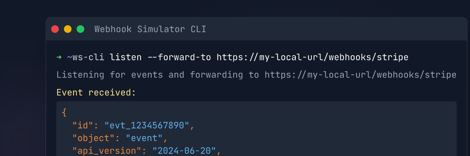 Webhook Simulator banner
