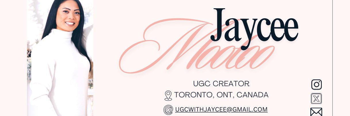 Jaycee | 🇨🇦 UGC Creator banner
