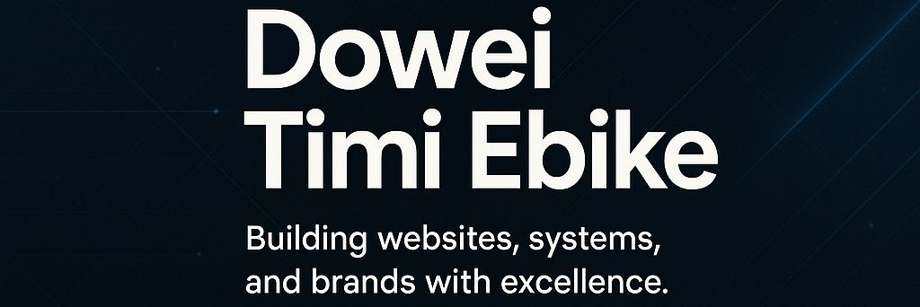 Dowei Timi Ebike ⚡ banner