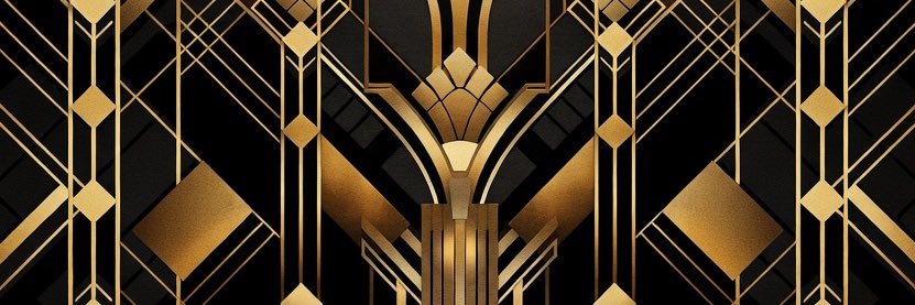 Art Deco Patriot banner