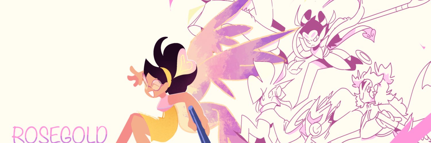 Rose gold #Renewmonkiekid's banner