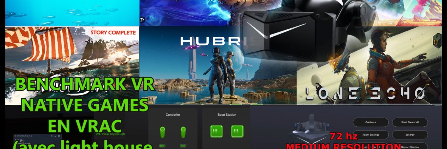 VR- Benchmark and gameplay banner