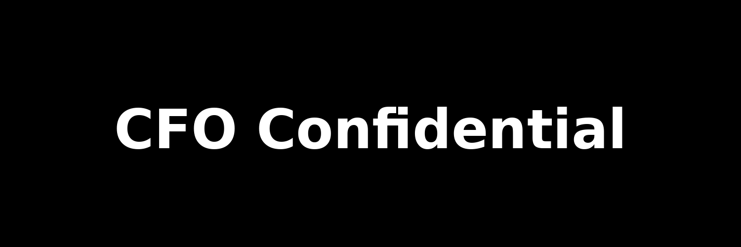 CFO Confidential's banner