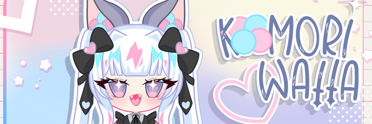 Komori watta| Vgen commissions 🦇🍡 banner