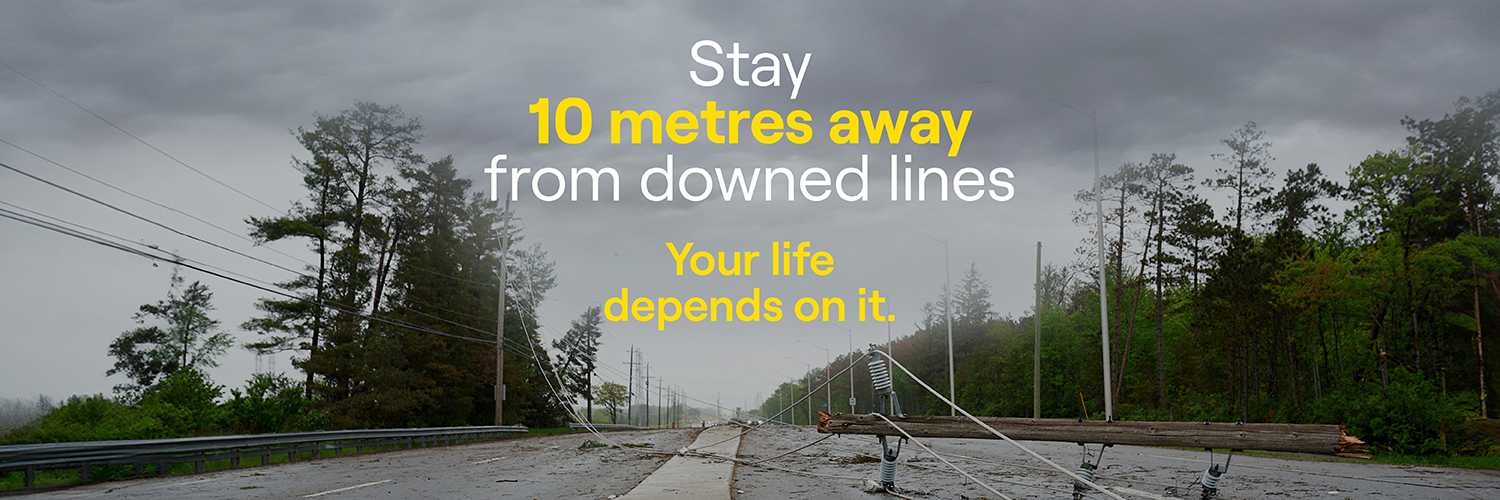 Hydro One's banner