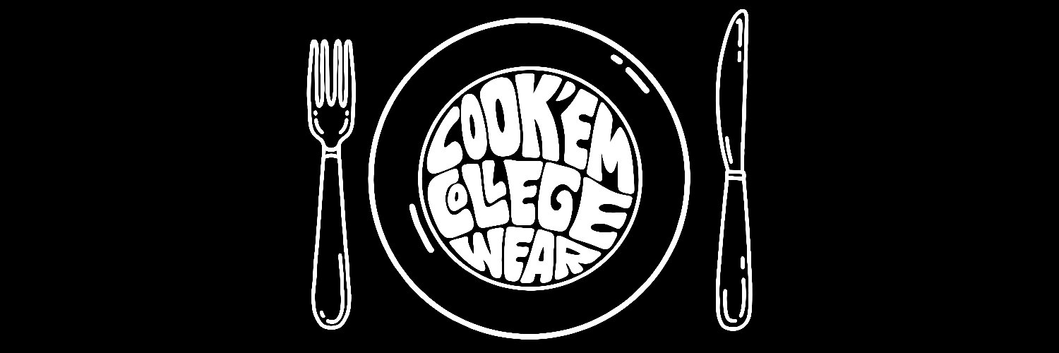 Cook 'em College Wear's banner