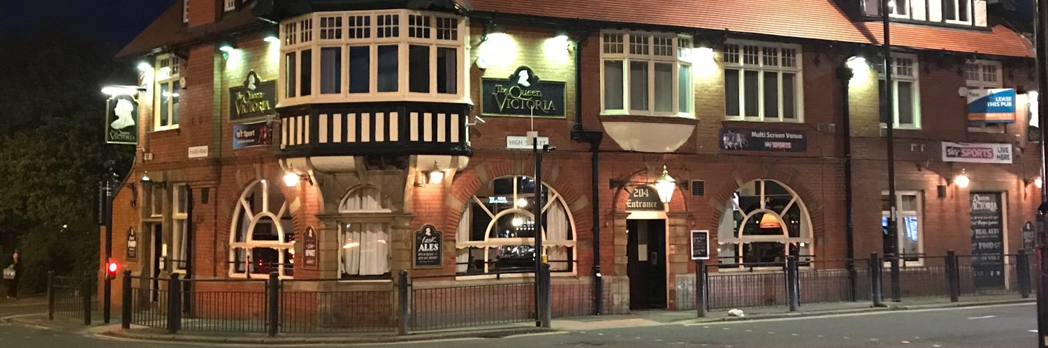 The Queen Victoria banner