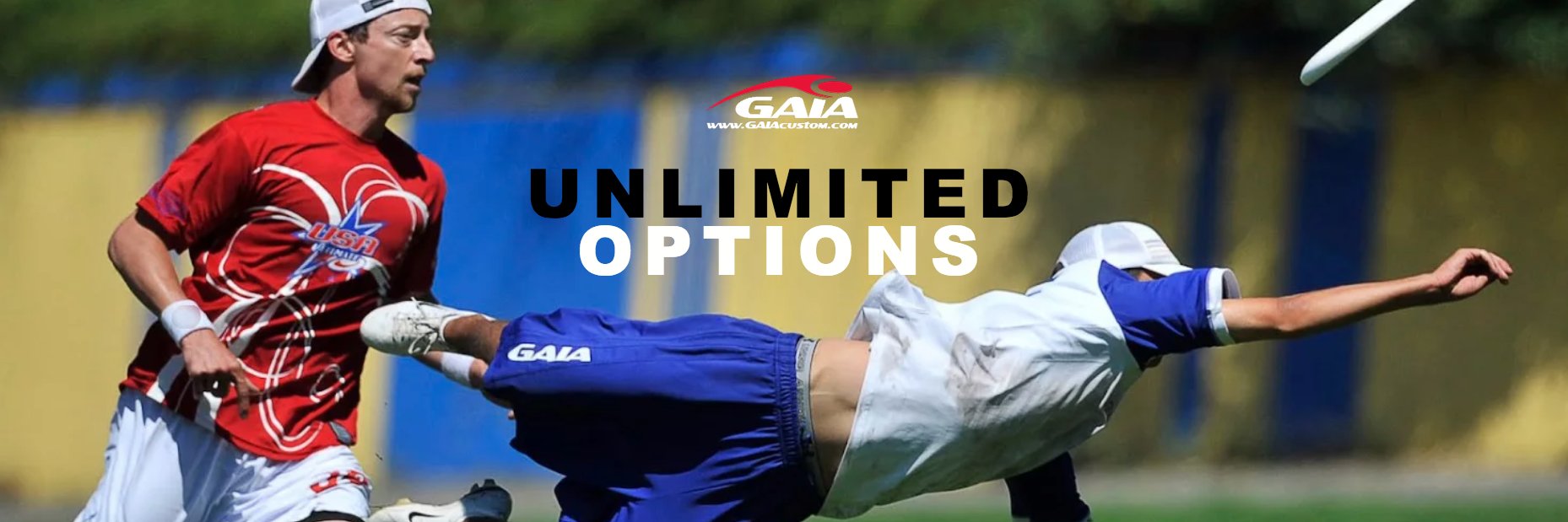 GAIA Custom Apparel banner