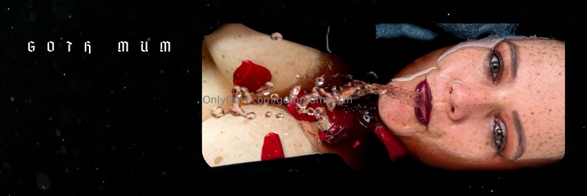 Goth mum 😈 banner