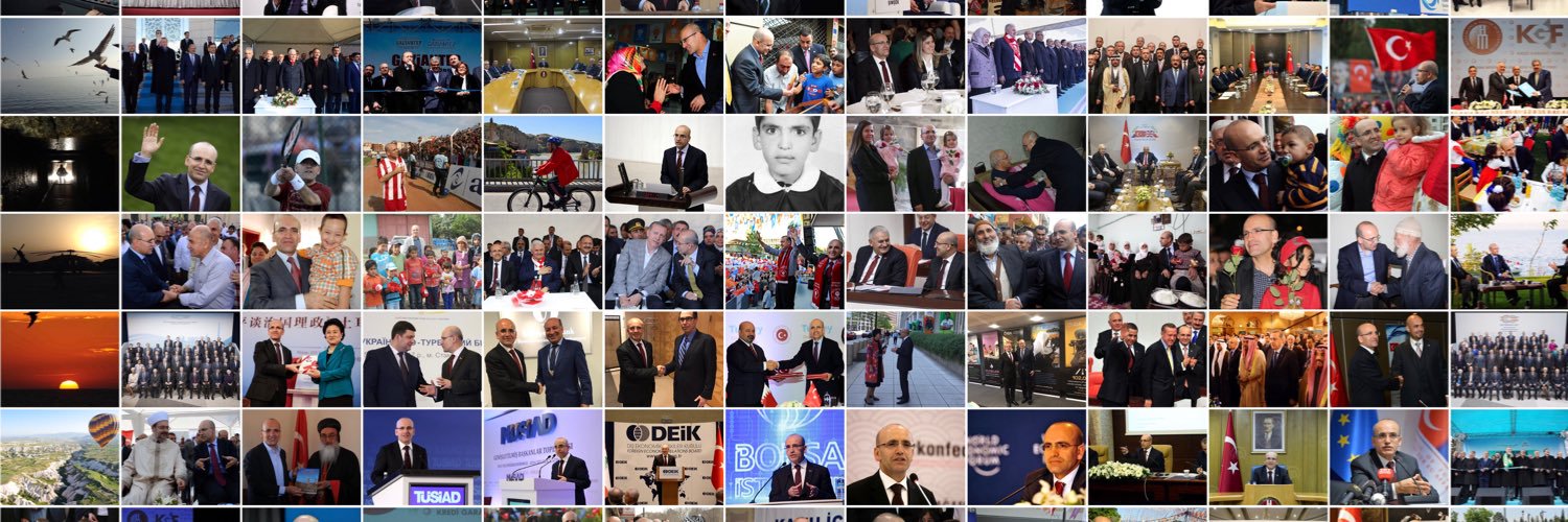 Mehmet Simsek's banner
