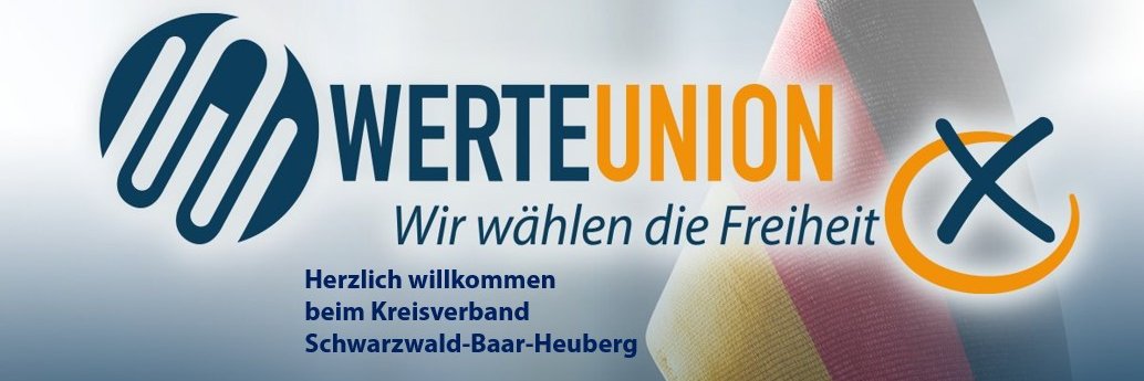 WerteUnion, Matthias Schultz Vorsitzender KV-SBH banner