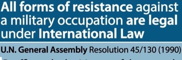 PoliticalBlade wants Palestine to be free banner