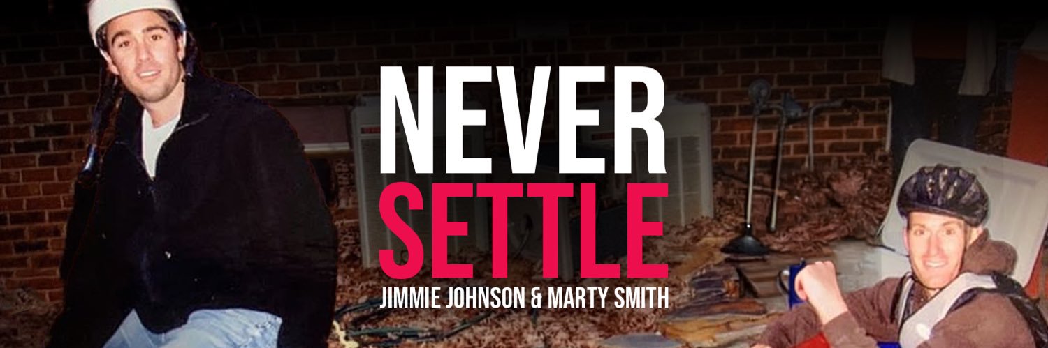 Never Settle banner