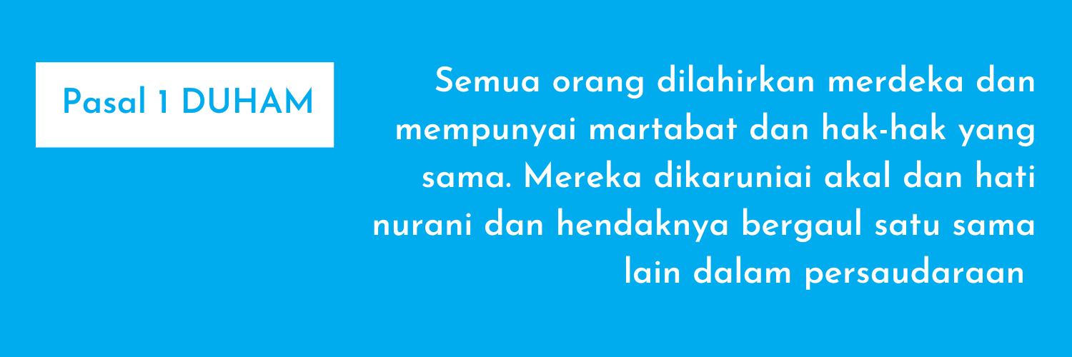 HAM untuk Semua! banner