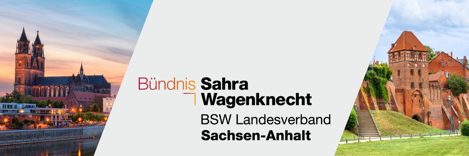 BSW Sachsen-Anhalt's banner