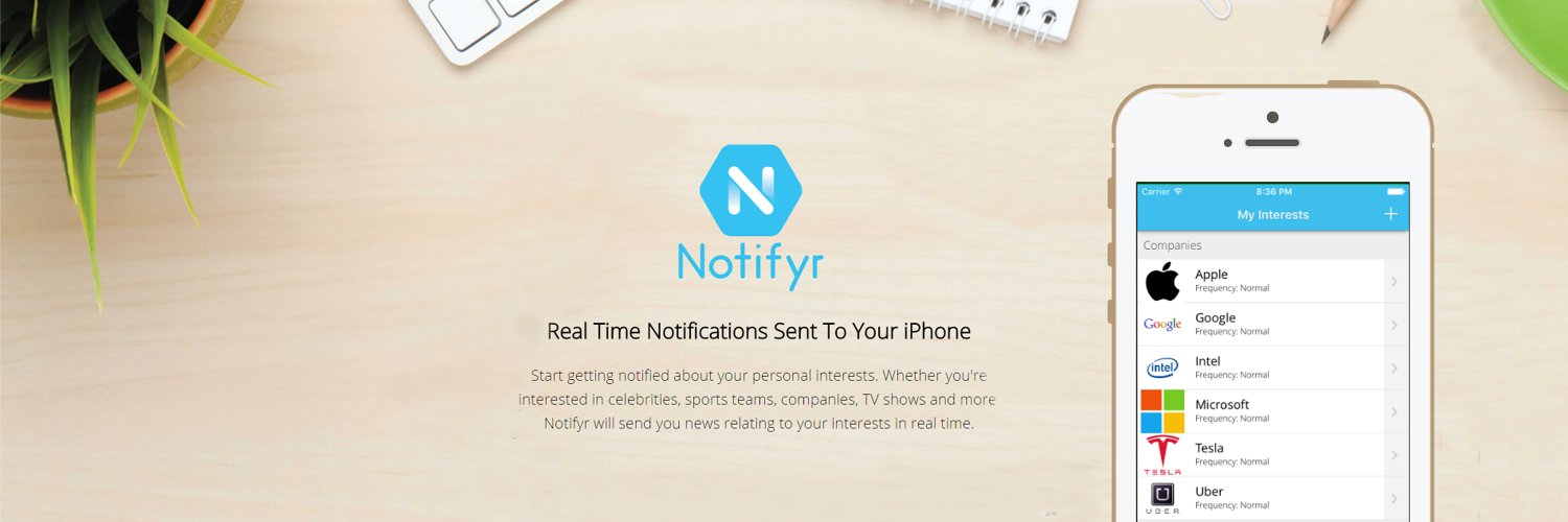 NotifyrInc's profile banner image