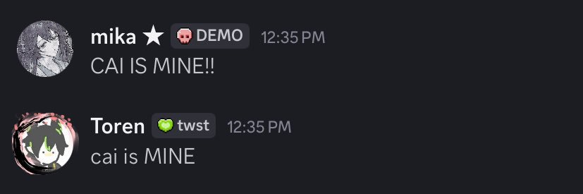 cai the woker (IS BACK) banner