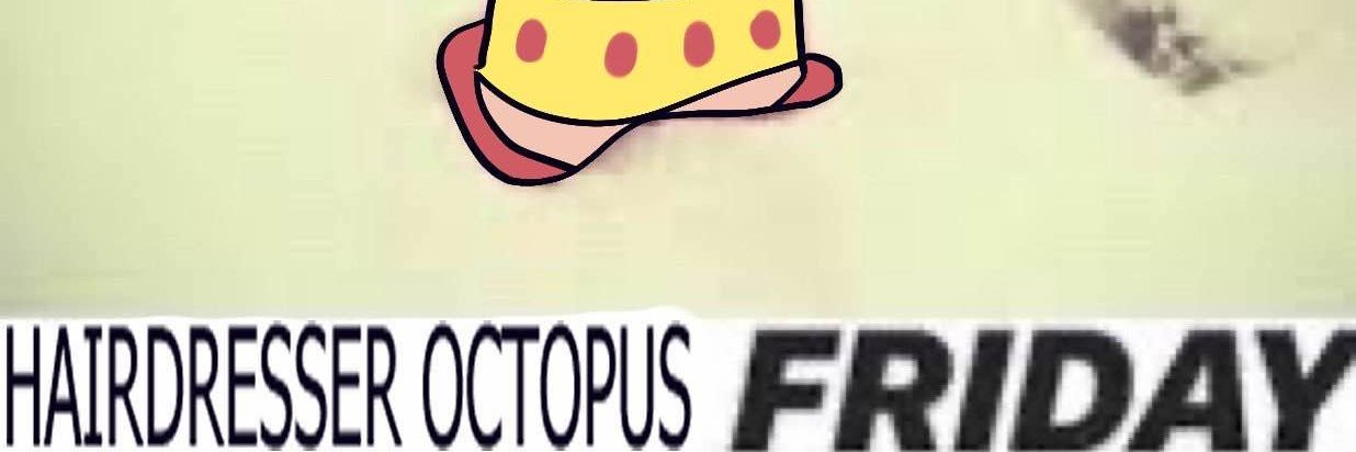when its hairdresser octopus friday's banner