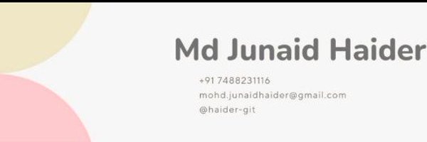 md_junaidhaider Profile Banner