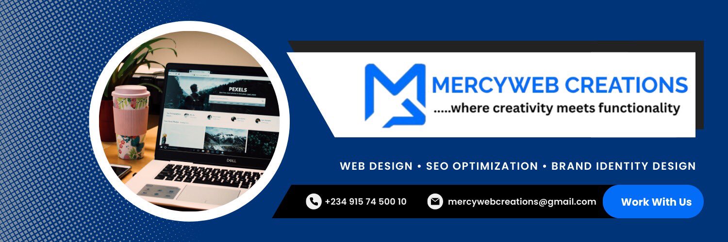 MercyWeb Creations | Website Designer banner